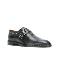 Chaussures derby en cuir à clous noires Givenchy