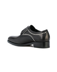 Chaussures derby en cuir à clous noires DSQUARED2