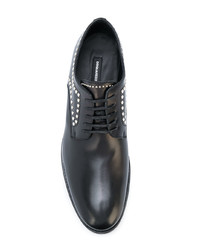 Chaussures derby en cuir à clous noires DSQUARED2