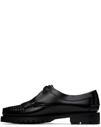 Chaussures derby en cuir à franges noires Sebago