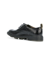 Chaussures derby en cuir á pois noires Pezzol 1951