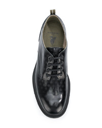 Chaussures derby en cuir á pois noires Pezzol 1951