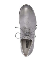 Chaussures derby en cuir argentées Marsèll