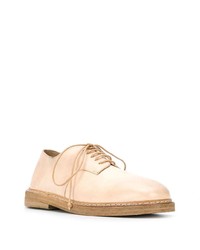 Chaussures derby en cuir beiges Marsèll