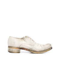 Chaussures derby en cuir blanches A Diciannoveventitre