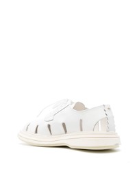 Chaussures derby en cuir blanches The Antipode