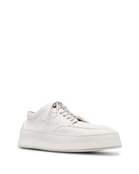 Chaussures derby en cuir blanches Marsèll