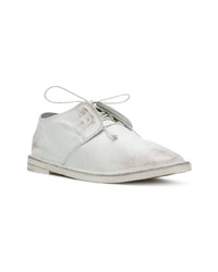 Chaussures derby en cuir blanches Marsèll