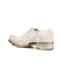 Chaussures derby en cuir blanches A Diciannoveventitre