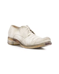 Chaussures derby en cuir blanches A Diciannoveventitre