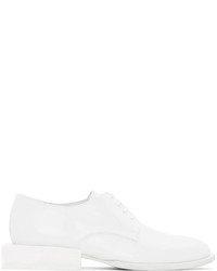 Chaussures derby en cuir blanches Jacquemus