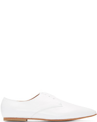 Chaussures derby en cuir blanches Junya Watanabe