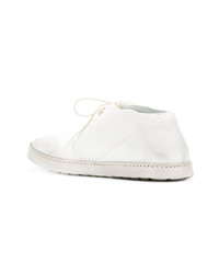 Chaussures derby en cuir blanches Marsèll