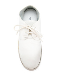 Chaussures derby en cuir blanches Marsèll