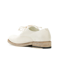 Chaussures derby en cuir blanches The Last Conspiracy