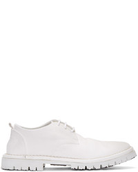 Chaussures derby en cuir blanches Marsèll Gomma