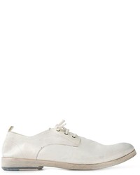 Chaussures derby en cuir blanches Marsèll