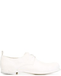 Chaussures derby en cuir blanches Officine Creative