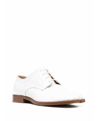 Chaussures derby en cuir blanches Maison Margiela