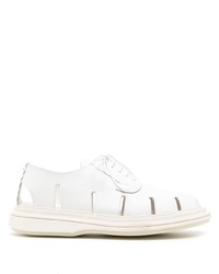 Chaussures derby en cuir blanches The Antipode