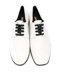 Chaussures derby en cuir blanches CamperLab