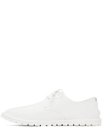 Chaussures derby en cuir blanches Marsèll