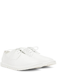 Chaussures derby en cuir blanches Marsèll