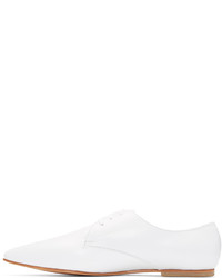 Chaussures derby en cuir blanches Junya Watanabe