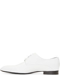 Chaussures derby en cuir blanches Jil Sander