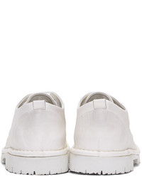 Chaussures derby en cuir blanches Marsèll Gomma