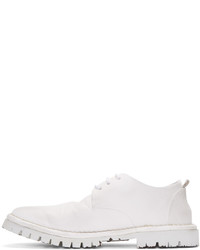 Chaussures derby en cuir blanches Marsèll Gomma