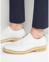Chaussures derby en cuir blanches Zign Shoes