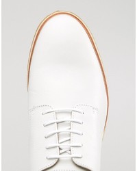 Chaussures derby en cuir blanches Zign Shoes