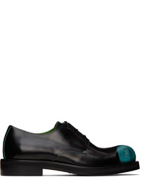 Chaussures derby en cuir bleu canard Acne Studios