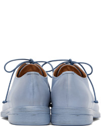 Chaussures derby en cuir bleu clair Marsèll