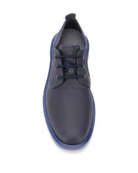 Chaussures derby en cuir bleu marine Camper