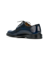 Chaussures derby en cuir bleu marine Doucal's