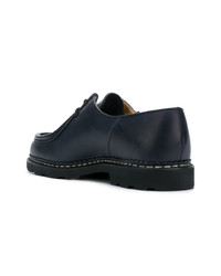 Chaussures derby en cuir bleu marine Paraboot