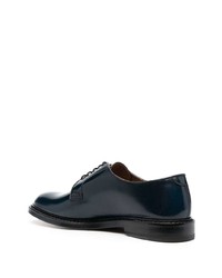 Chaussures derby en cuir bleu marine Doucal's