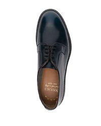 Chaussures derby en cuir bleu marine Doucal's