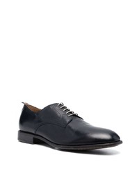 Chaussures derby en cuir bleu marine Moma