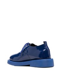 Chaussures derby en cuir bleu marine Marsèll