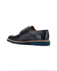 Chaussures derby en cuir bleu marine Lloyd