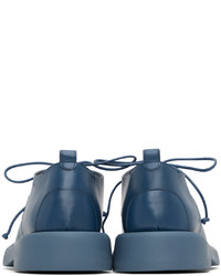 Chaussures derby en cuir bleues Marsèll