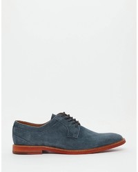 Chaussures derby en cuir bleues Aldo