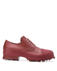 Chaussures derby en cuir bordeaux CamperLab