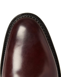 Chaussures derby en cuir bordeaux Edward Green