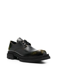 Chaussures derby en cuir épaisses noires JORDAN LUCA