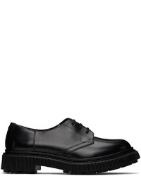 Chaussures derby en cuir épaisses noires ADIEU