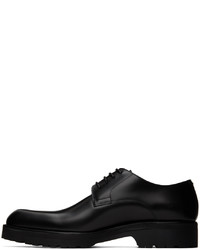 Chaussures derby en cuir épaisses noires Dries Van Noten